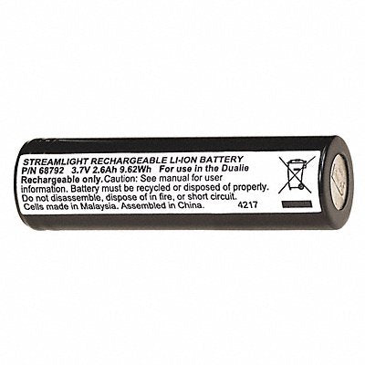 STREAMLIGHT MFG# 68792, Rechrg Batt Pack Lith-Ion 2600mAh Strmlt