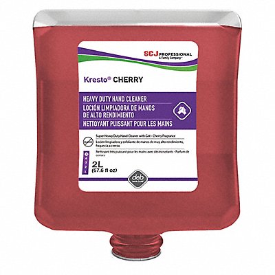 SC JOHNSON PROFESSIONAL MFG# KCH2LT, Hand Cleaner Red 2 L Cherry PK4