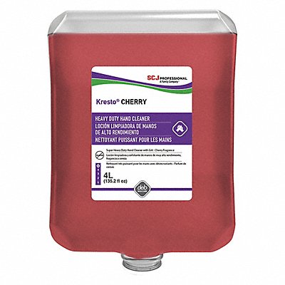 SC JOHNSON PROFESSIONAL MFG# KCH4LTR, Hand Cleaner Red 4 L Cherry PK4