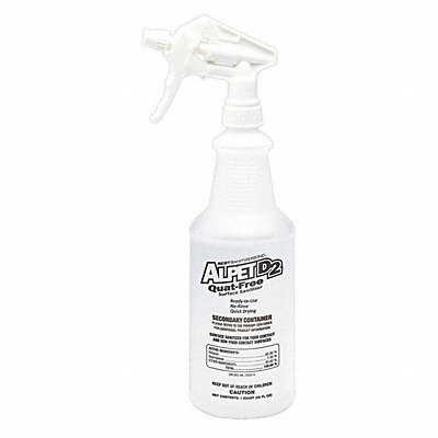 BEST SANITIZERS INC. MFG# SS20014, Trigger SprayBottle 32oz 10 H Clear PK12