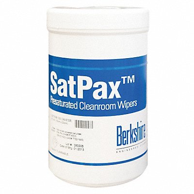 BERKSHIRE MFG# SPXC100000212, Cleanroom Prewet Wipes 9 x 6 100 ct