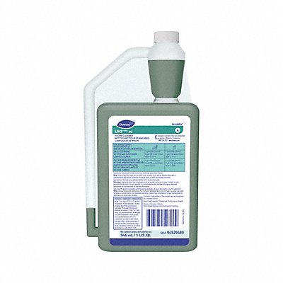 DIVERSEY MFG# 94529489, Floor Cleaner Liquid 32 oz Bottle PK6