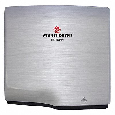 WORLD DRYER MFG# L973A, Hand Dryer SS Cover Silver Automatic