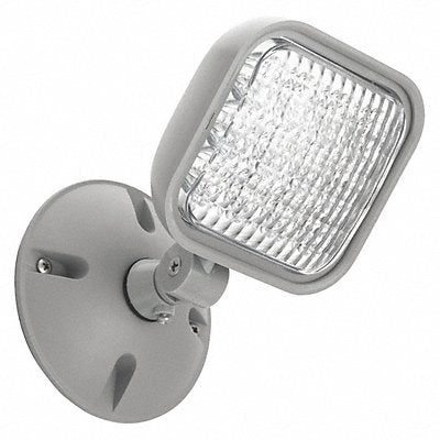 LITHONIA LIGHTING MFG# EREGYSGLWPSQM12, Wet Loc Rmt Hd 3.6 V LED Plst Gray