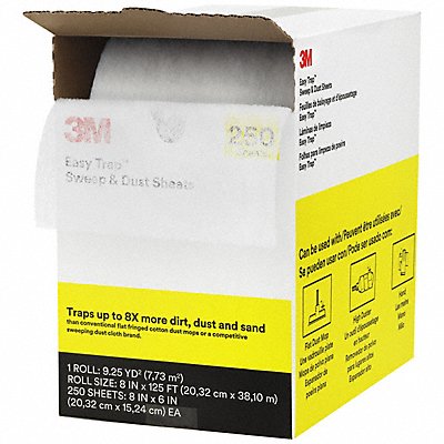 3M MFG# 55654W, Dust Cloth 6 in L White