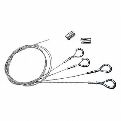 LUMINATION MFG# 5FTYCBLKIT, CableMountKit Cable Hook60 L 1/4 W 1/4 H