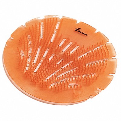 ABILITY ONE MFG# 6840016660472, Urinal Screen Round Orange 45 g PK10