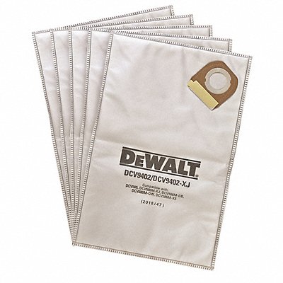 DEWALT MFG# DCV9402, Vacuum Bag Fleece 1-Ply Reusable