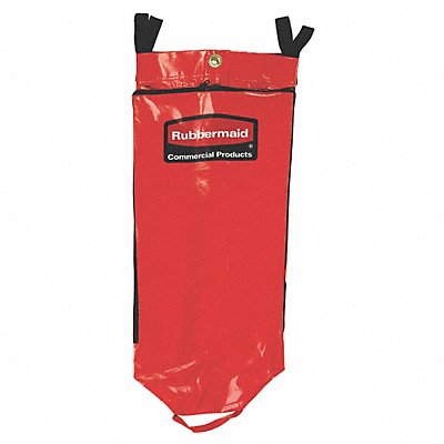 RUBBERMAID COMMERCIAL PRODUCTS MFG# 1966882, Recycling Cart Bag 34 gal Cap. Red