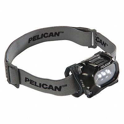 PELICAN MFG# 0274500103110, Headlamp Polycarbonate Black 33lm