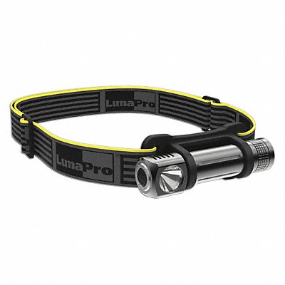 LUMAPRO MFG# 49XX77, Headlamp Aluminum Black 115lm