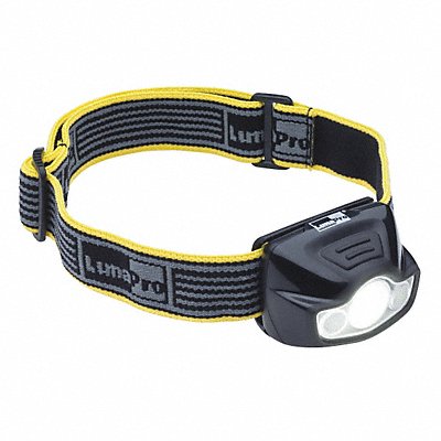 LUMAPRO MFG# 49XX93, Headlamp Plastic Black 133lm