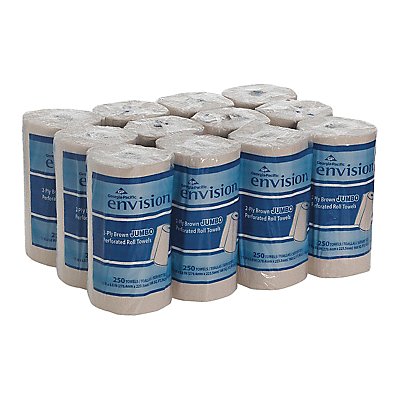 GEORGIA-PACIFIC MFG# 28290, Paper Towel Roll 250 Brown 28290 PK12