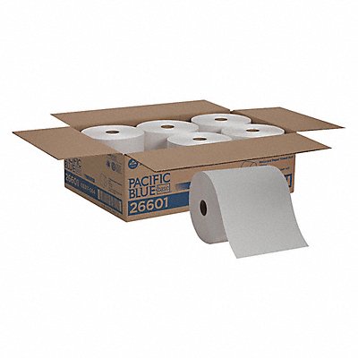 GEORGIA-PACIFIC MFG# 26601, Paper Towel Roll 800 White 26601 PK6