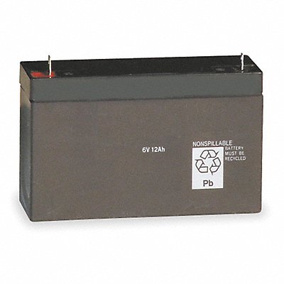 LITHONIA LIGHTING MFG# ELB0610, Battery 6V 168hr 6in Slip On