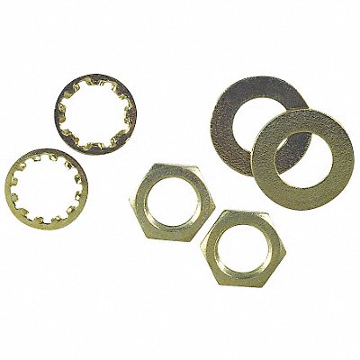 APPROVED VENDOR MFG# 4TGW7, Assorted Nuts/Washers PK6