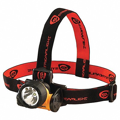 STREAMLIGHT MFG# 61050, Headlamp ABS Thermoplastic Yellow 80lm