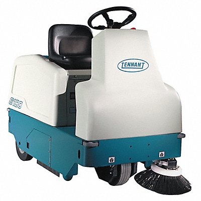 TENNANT MFG# MV61000005, Ride On Sweeper Plastic 3 cu ft.