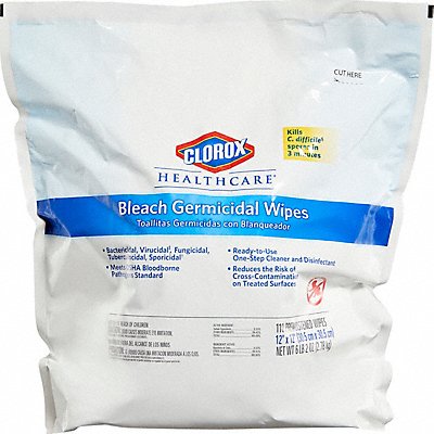 CLOROX HEALTHCARE MFG# 30359, Disinfecting Wipes 110 ct Bag PK2