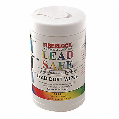 APPROVED VENDOR MFG# 549890C, Lead Safe Wipes 12 x 8 90 ct