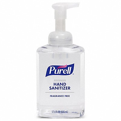 PURELL MFG# 500904, Hand Sanitizer 515 mL Fragrance Free