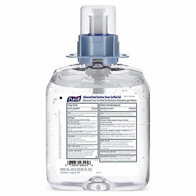 PURELL MFG# 509104, Hand Sanitizer Cartridge Gel 1200mL PK4