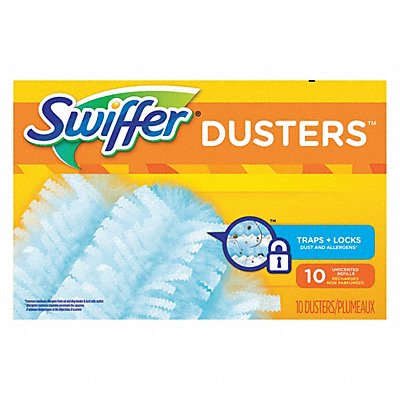 SWIFFER MFG# 21459, Duster Refill 7 1/2 in L Blue PK4