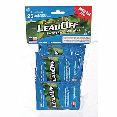 HYGENALL LEADOFF MFG# LR5025BGMC, Lead Removing Wipes Bag PK4