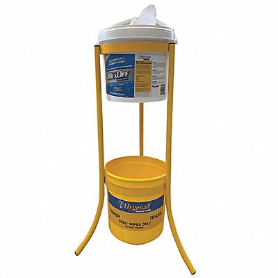 HYGENALL HEXOFF MFG# HX902NRDS, Heavy Metal Removing Wipes Bucket