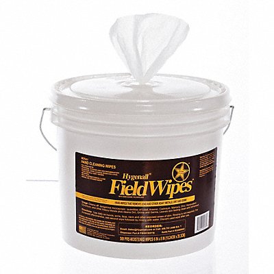 HYGENALL FIELDWIPES MFG# FW501NRTB, Toxic Metal Removing Wipes Bucket PK2