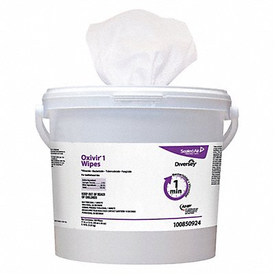 DIVERSEY MFG# 100850924, Disinfecting Wipes 160 ct Canister PK4