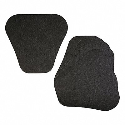 PIG MFG# GRP7001BK, Urinal Mat Black Unscented 17 in PK6