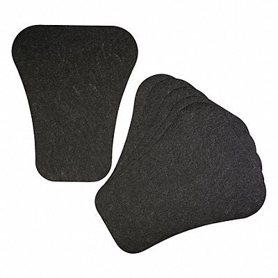 PIG MFG# GRP7002BK, Urinal Mat Black Unscented 23 1/5 in PK6