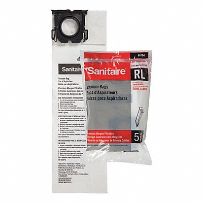 SANITAIRE MFG# 6810410, Vacuum Bag For Upright Vacuum PK5