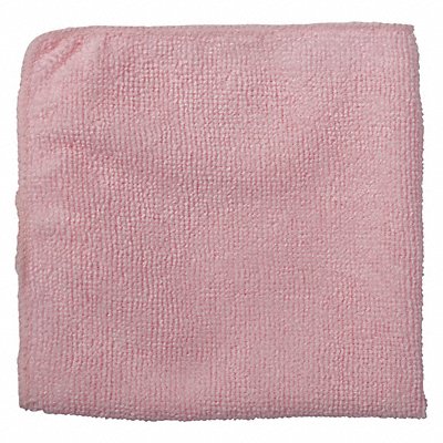 RUBBERMAID COMMERCIAL PRODUCTS MFG# 1820577, Microfiber Cloth 12 x 12 Pink PK24