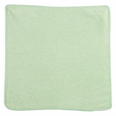 RUBBERMAID COMMERCIAL PRODUCTS MFG# 1820578, Microfiber Cloth 12 x 12 Green PK24