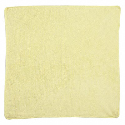 RUBBERMAID COMMERCIAL PRODUCTS MFG# 1820584, Microfiber Cloth 16 x 16 Yellow PK24