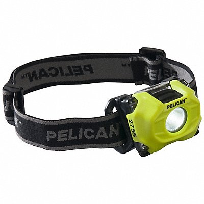 PELICAN MFG# 0275500160245, Indst Headlamp PolyCarb Yellow 118lm