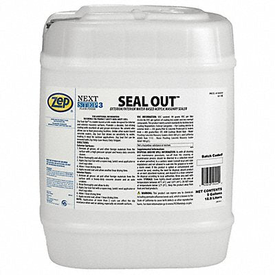 ZEP MFG# 194435, Masonry Floor Sealer High Gloss 5 gal