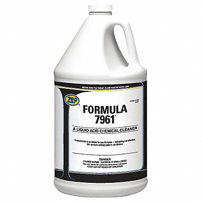 ZEP MFG# 109824, Floor Cleaner Liquid 1 gal Jug PK4