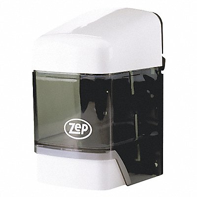 ZEP MFG# 664501, Hand Soap Disp BLK/WH 1 000 mL 8 3/4 inD