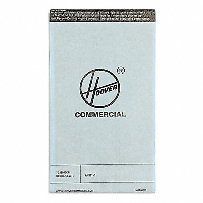 HOOVER COMMERCIAL MFG# AH10159, Vacuum Bag 27 H 34 L PK10