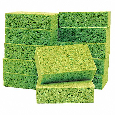 ABILITY ONE MFG# 7920005598463, Sponge 5 3/4 in L Green PK60