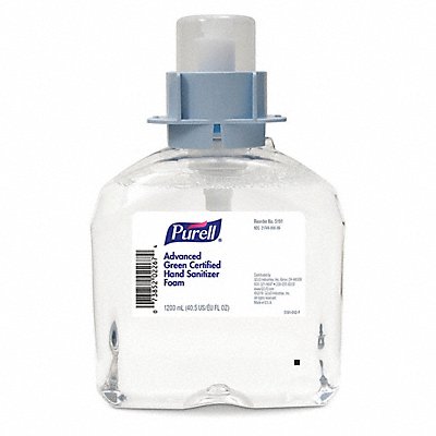 PURELL MFG# 519104, Hand Sanitizer Cartridge Foam 1200mL PK4