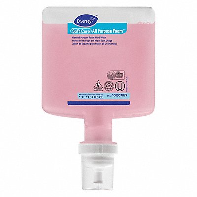 SOFT CARE MFG# 100907877, Hand Soap Foam 1300mL Cartridge PK6