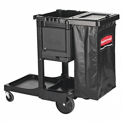 RUBBERMAID COMMERCIAL PRODUCTS MFG# 1861430, Cleaning Cart 38 in H 32 gal Cap.