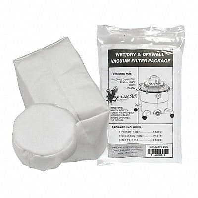 DUSTLESS TECHNOLOGIES MFG# 13001, Sleeve Filter PK2