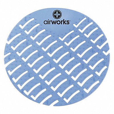 AIR WORKS MFG# AWUS001, Urinal Screen Round Blue Eucalyptus PK60