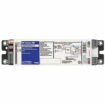 LUTRON MFG# H3DT832GU110, Fluorescent Ballast Dimmable 32W