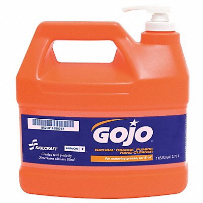 ABILITY ONE MFG# 8520014580767, Hand Cleaner GY 1 gal Citrus